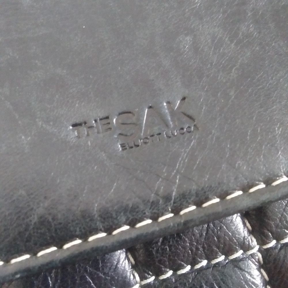 The Sak Black Leather Quilted Shoulder Bag - Picture 12 of 13